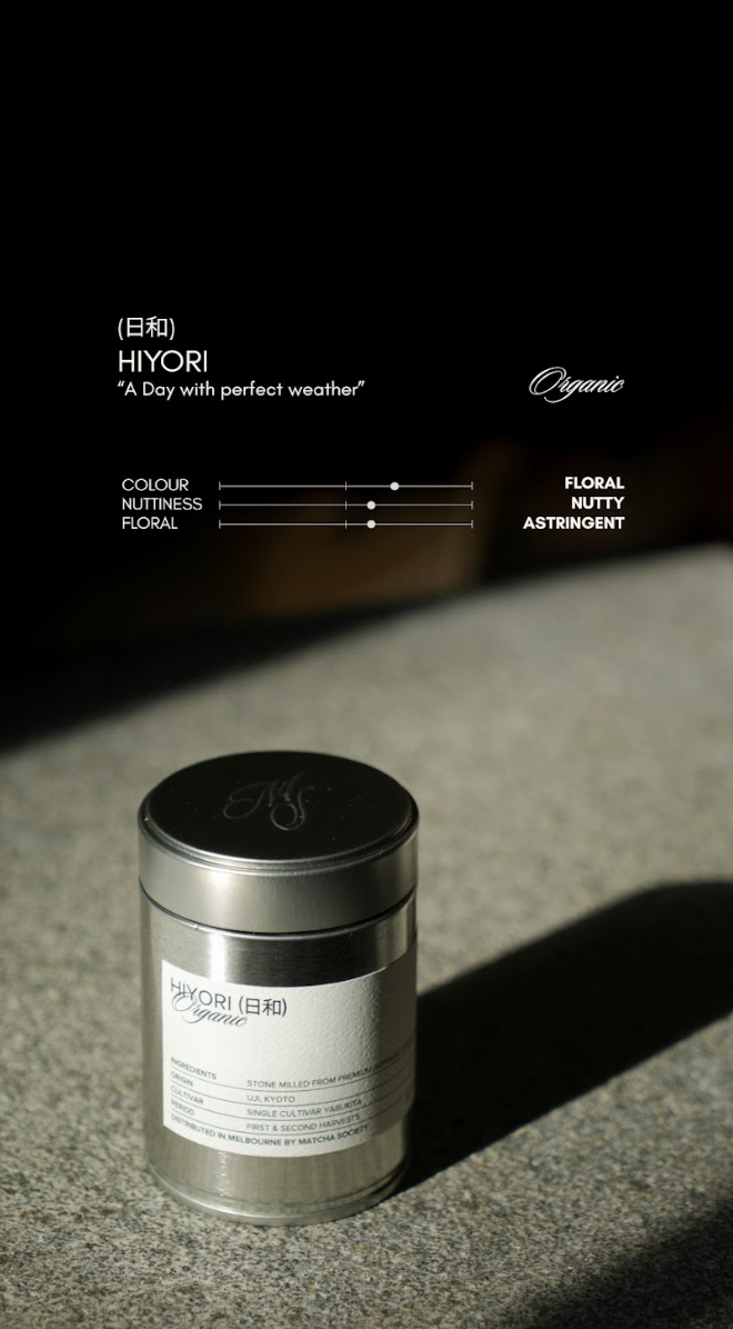 Matcha notes of Matcha Society Hiyori Organic Matcha