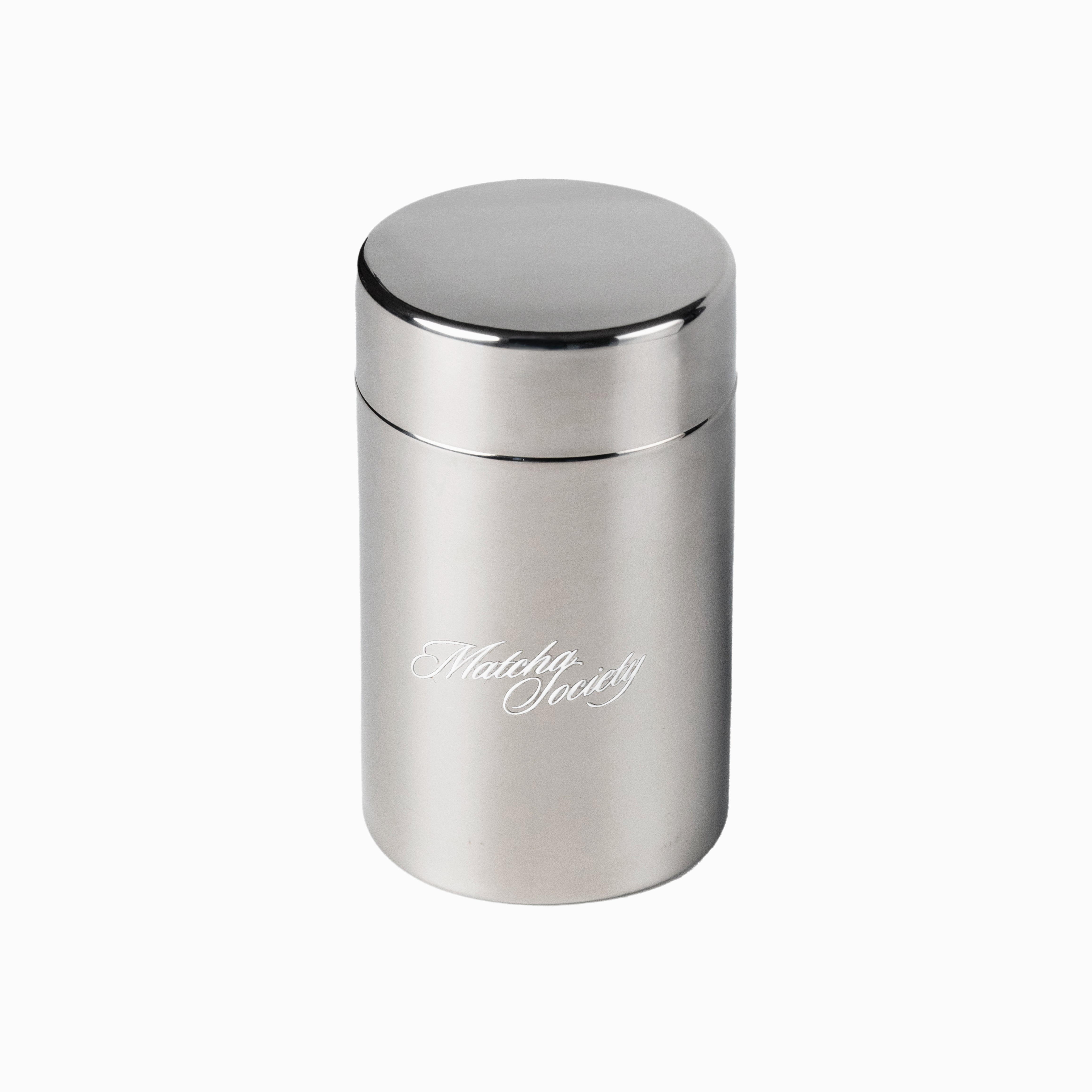 Matcha Society's Signature Tea Canister