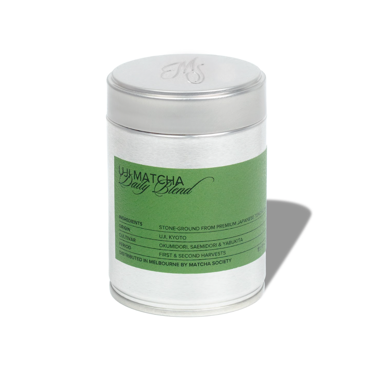 Matcha Society's Daily Uji Matcha In Silver Tin