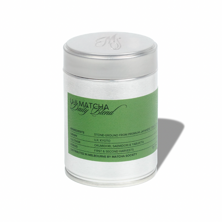 Matcha Society's Daily Uji Matcha In Silver Tin
