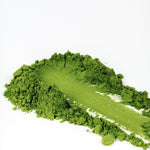 Ceremonial Uji Matcha swatch testing quality and smoothness of Matcha
