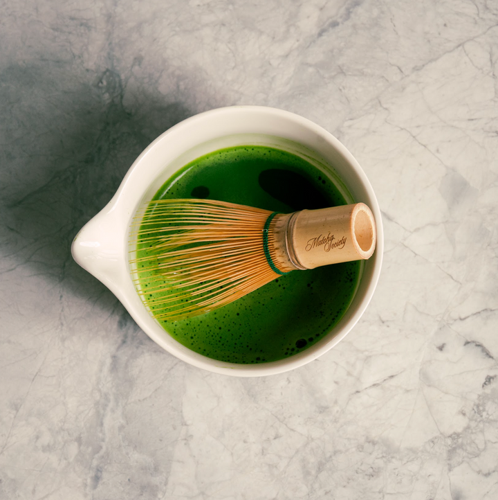 Matcha Society Kafu Bamboo Matcha Whisk In Bowl
