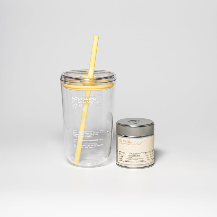 Matcha Tumbler for Jaz Hand from Matcha Society