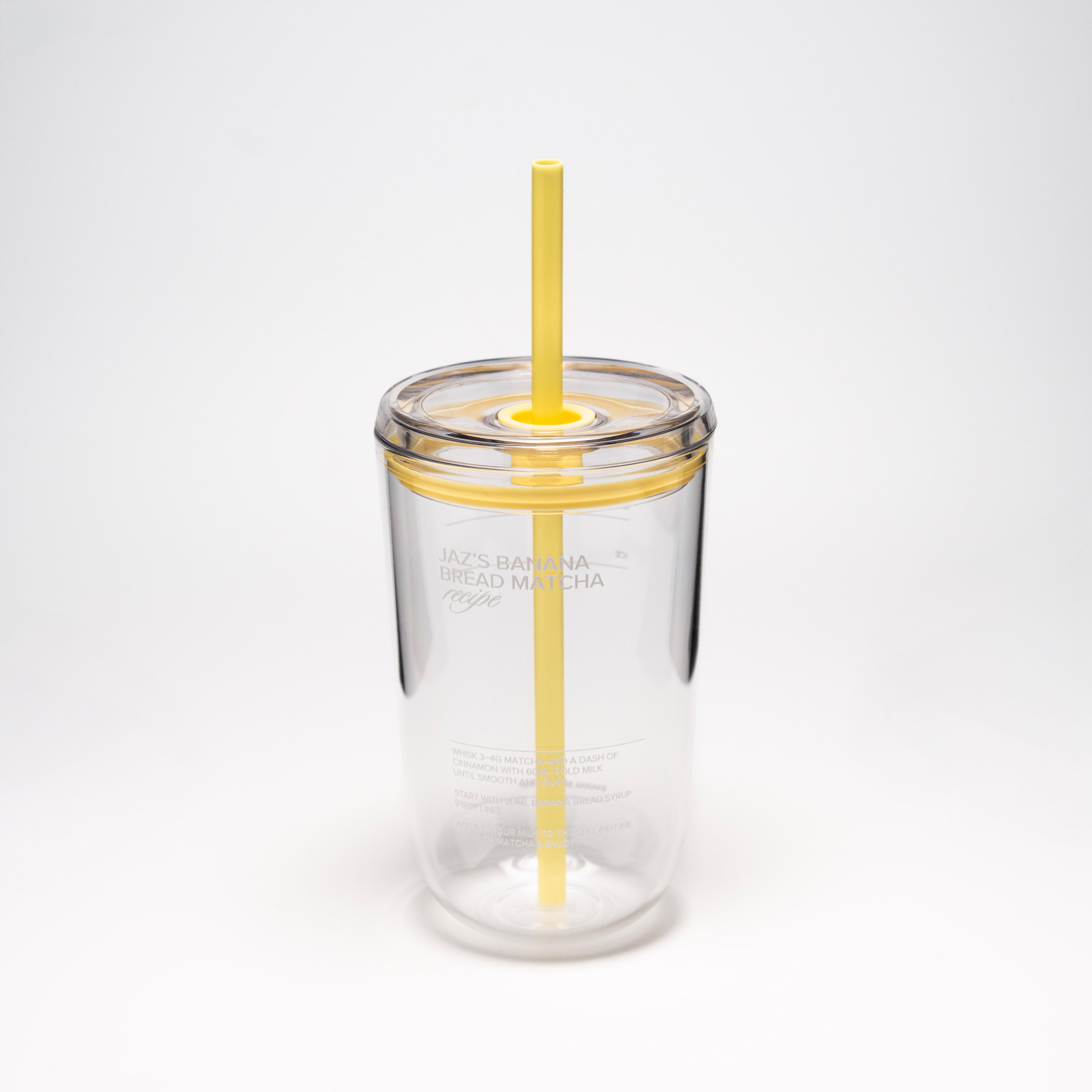 Custom Matcha Tumbler with Jaz Hand and Matcha Society