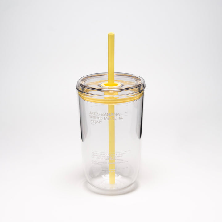 Custom Matcha Tumbler with Jaz Hand and Matcha Society