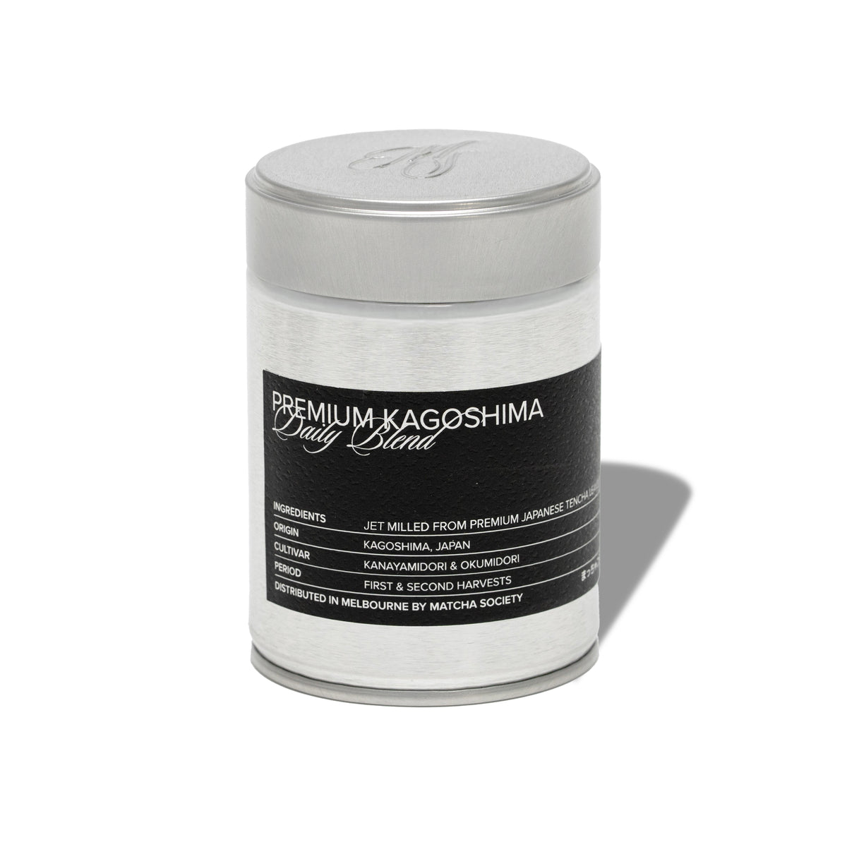 Tin of Premium Kagoshima Daily Blend Matcha Powder