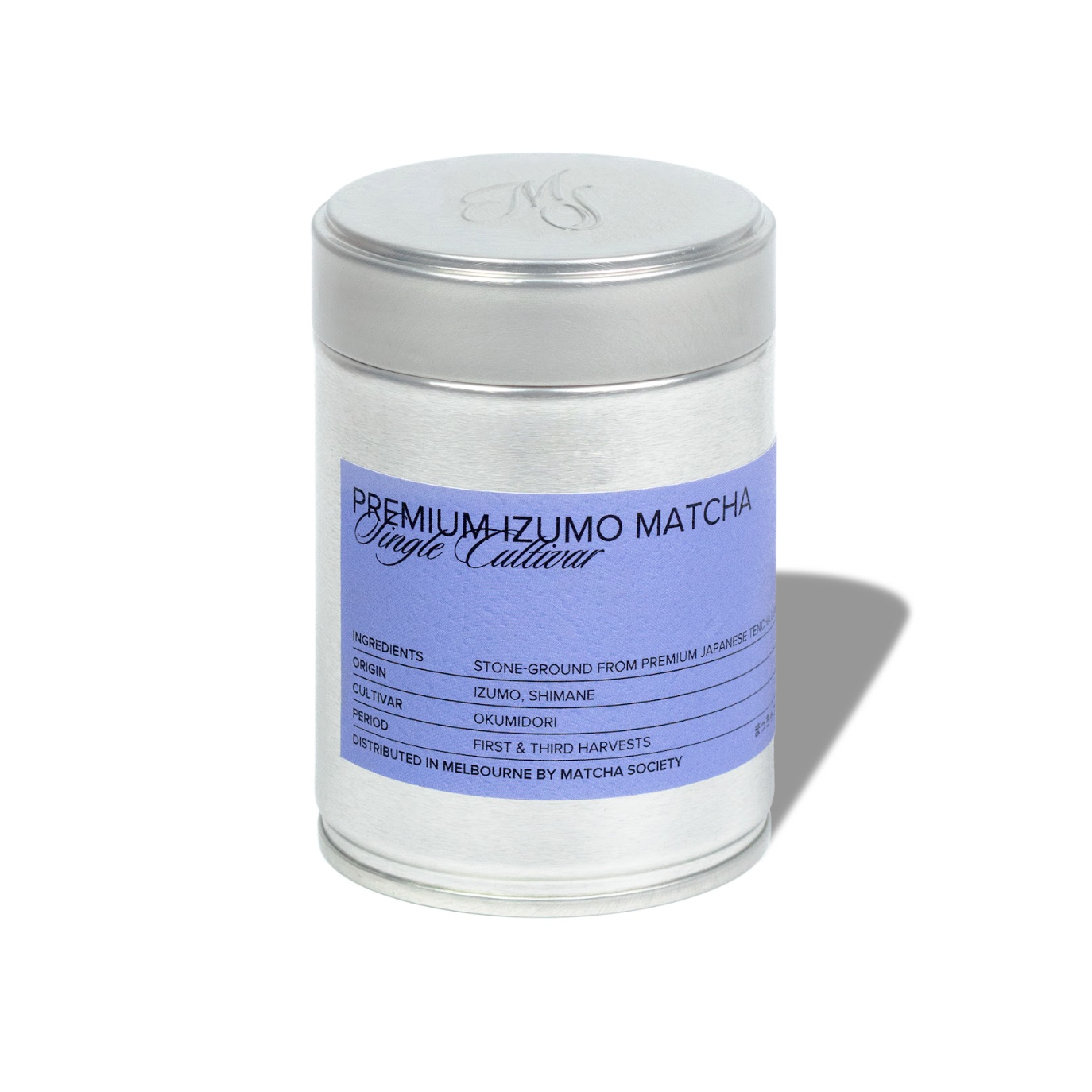 Matcha Society's Premium Izumo Matcha In Silver Tin