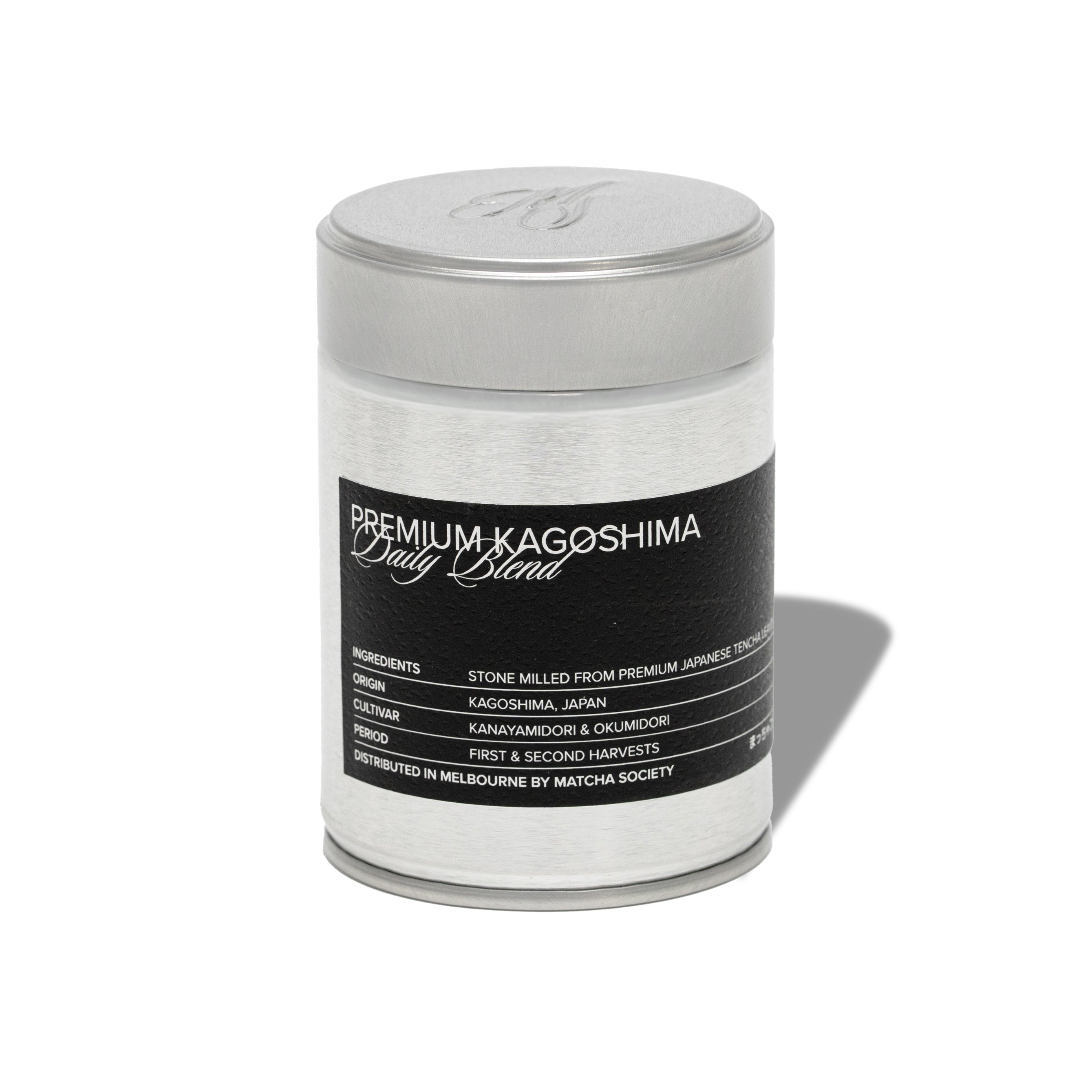 Tin of Premium Kagoshima Daily Blend Matcha Powder
